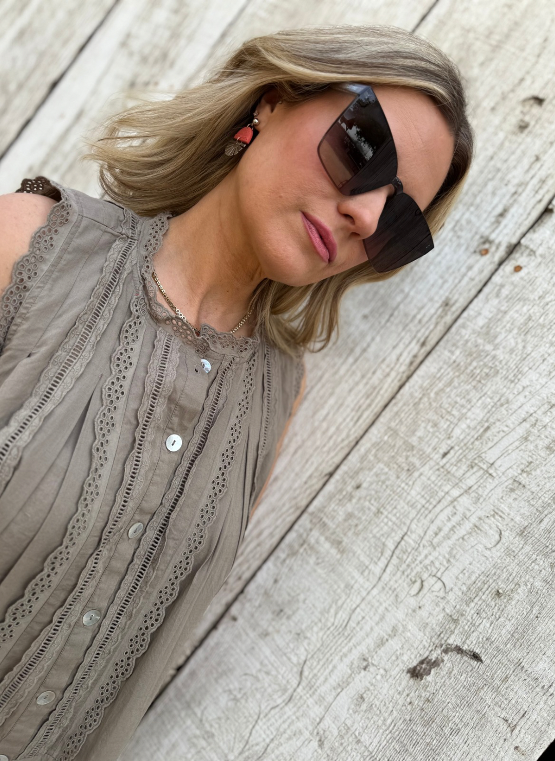 Malia Eyelet Tank
