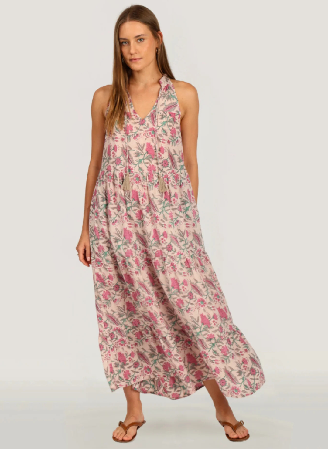 Lila Floral Tank Dress