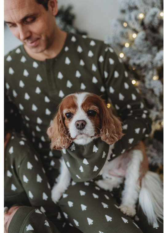 L’ovedbaby Organic Thermal Pet Bandana - Holiday Collection - Trees