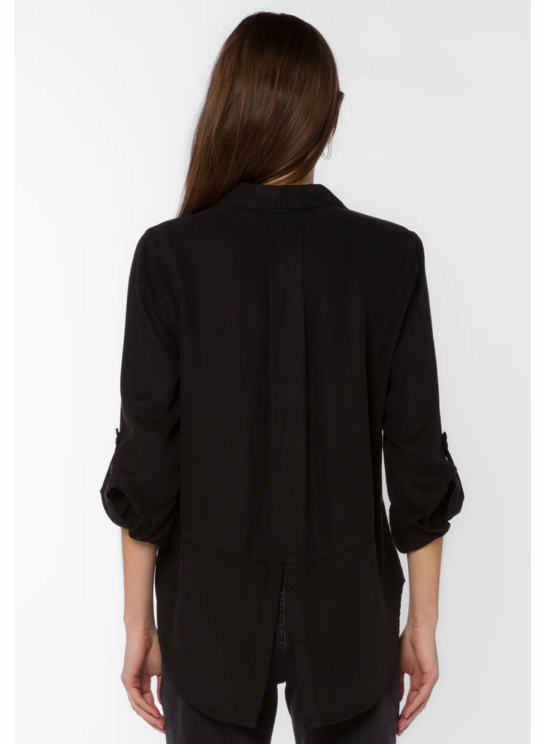 Lexi Tencel Button-Up Long Sleeve Shirt