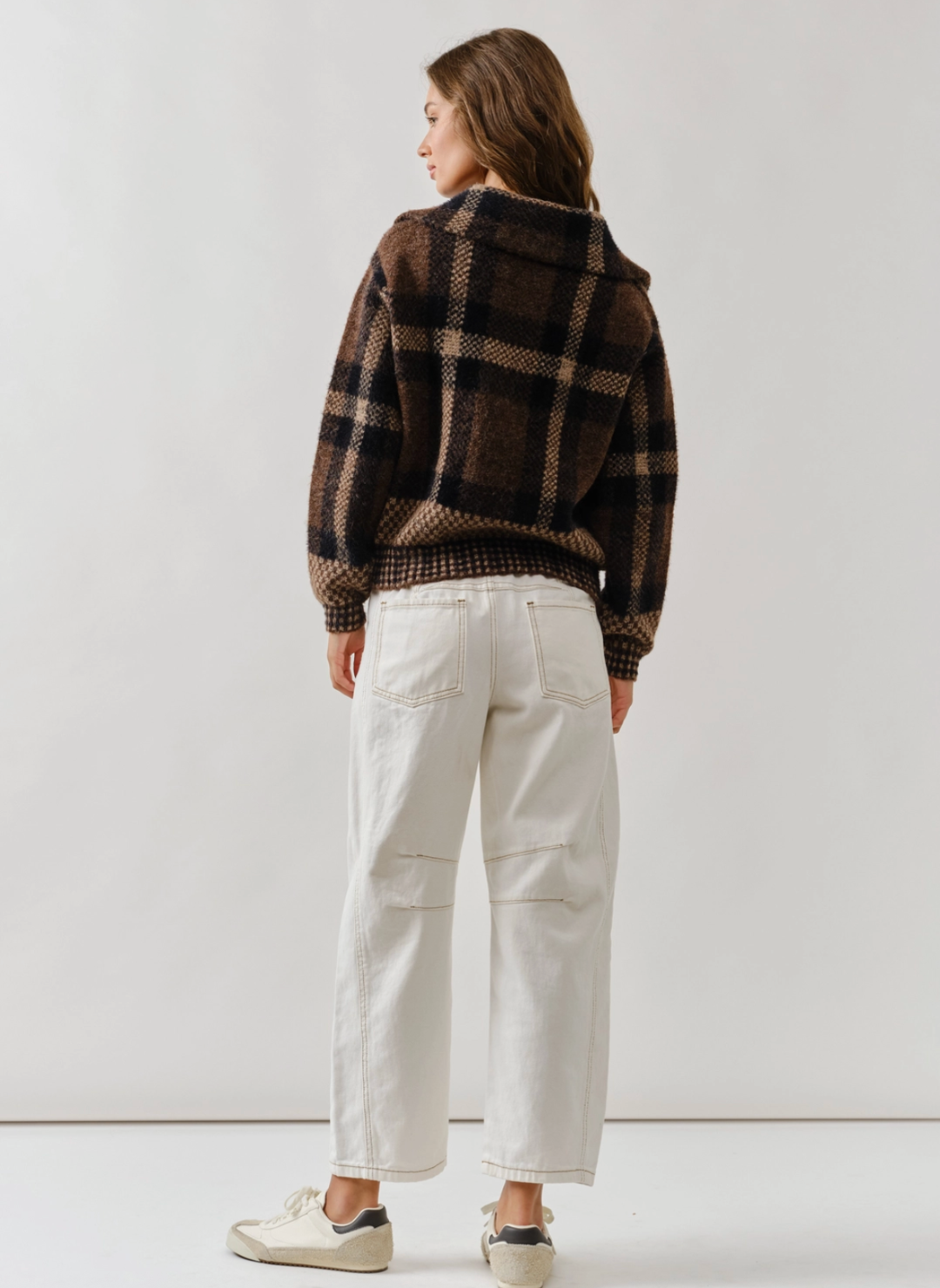 Cabin Plaid Button Down Cardigan