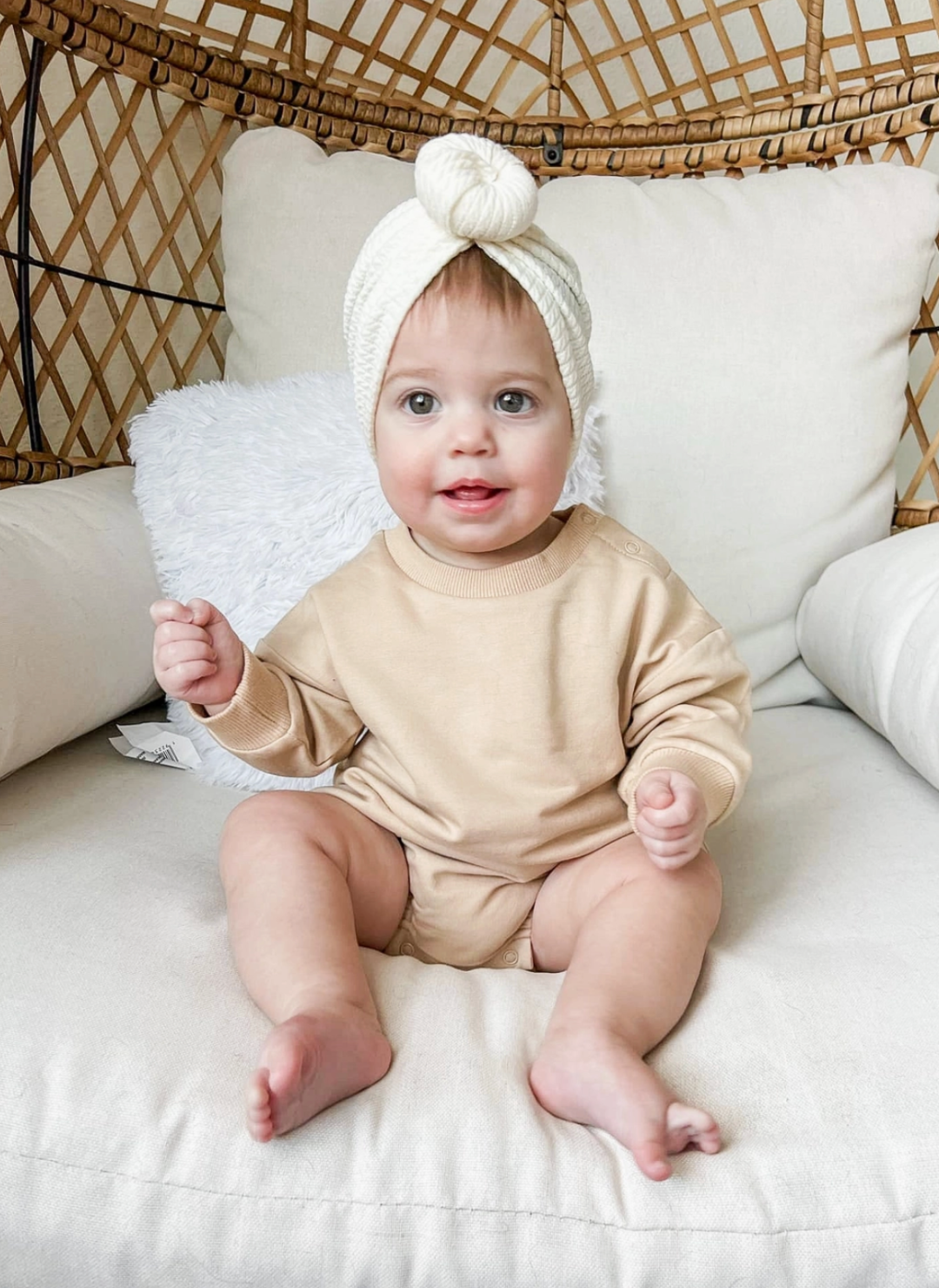 Organic Cotton Bubble Romper