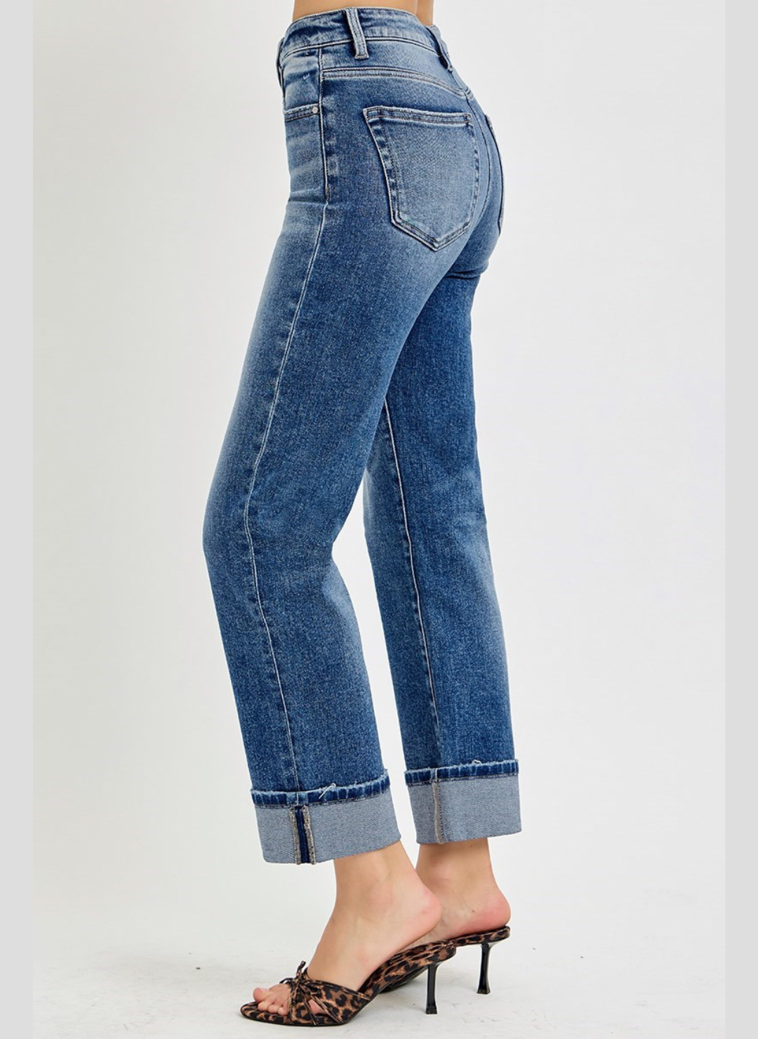 Fast Paced Tummy Control High Rise Crop Straight
