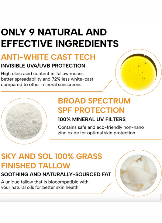 Sky and Sol Face and Body Sunscreen SPF 30