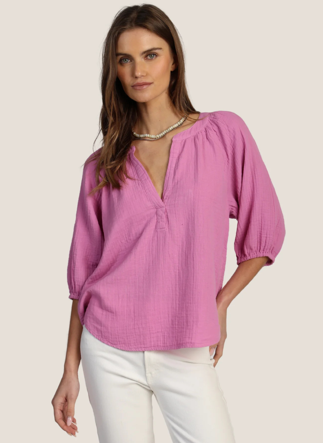 Jolie Cotton Gauze Top