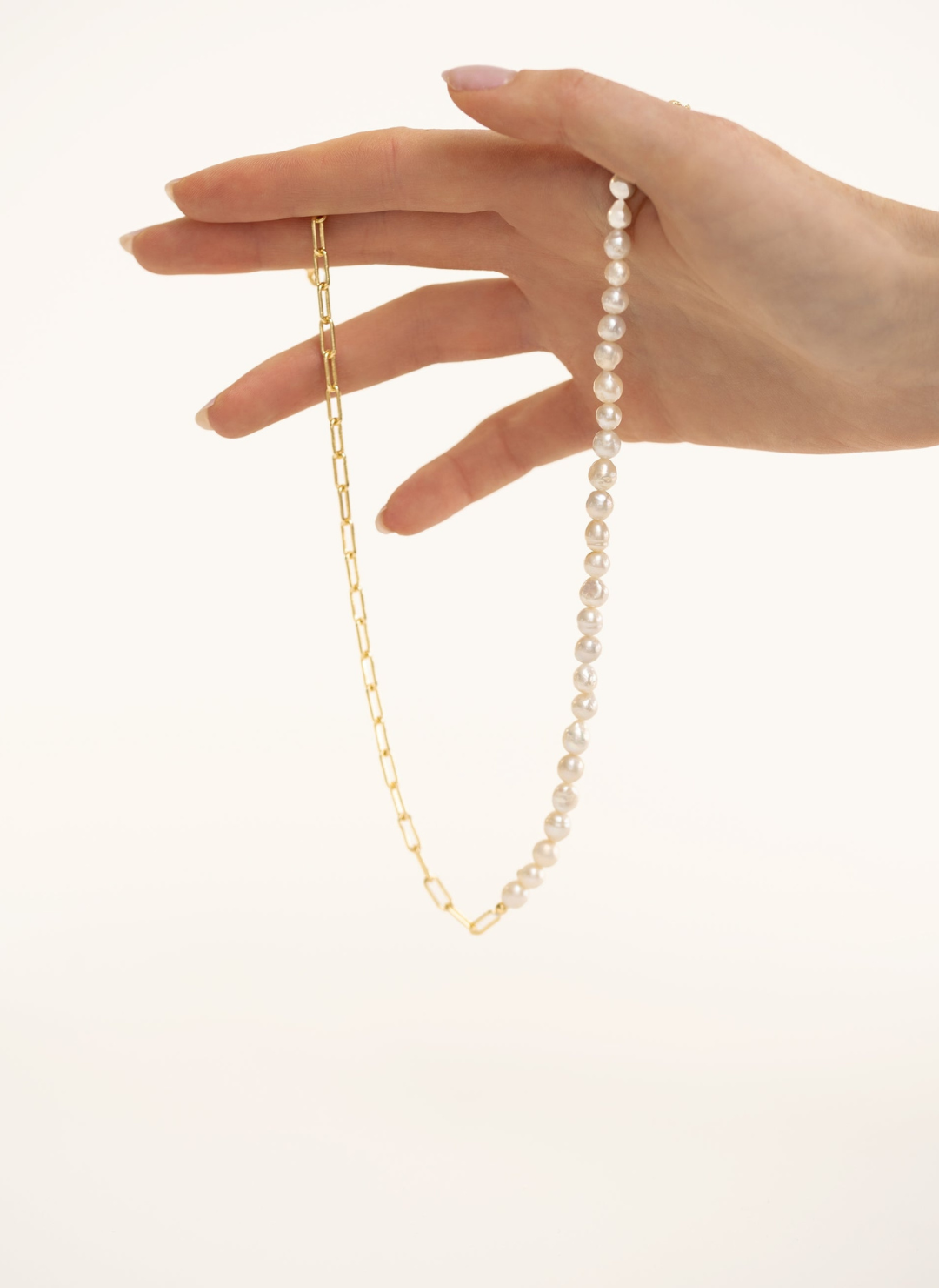 Adeline Gold + Fresh Water Pearl Necklace