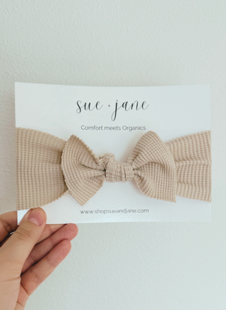 Organic Cotton Waffle Headband
