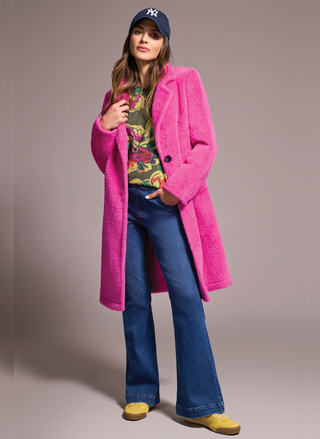 Tribal Pink Flame LS Coat