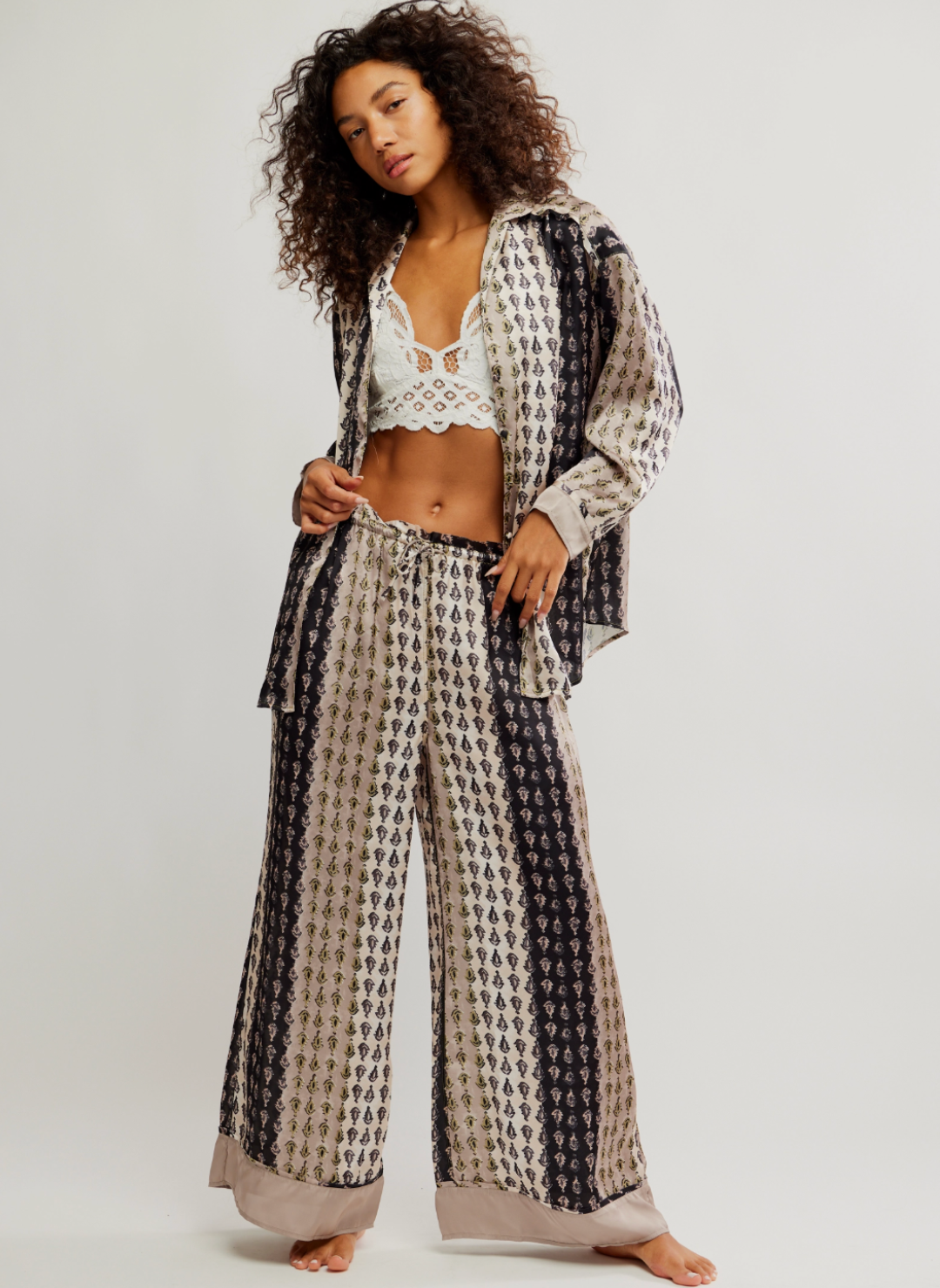 Free People Dreamy Days PJ Set - Morocco Print