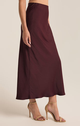 Z Supply Europa Poly Sheen Skirt