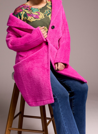 Tribal Pink Flame LS Coat