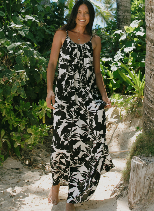 Tribal Waimea Maxi Dress w/Braided Straps