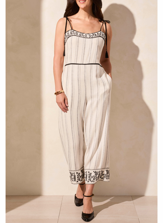 Model is wearing Tribal Jump In Jumper w/ Embroidery.