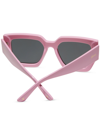 Image shows the back of the glasses with the logo “dime” on the side of the frame