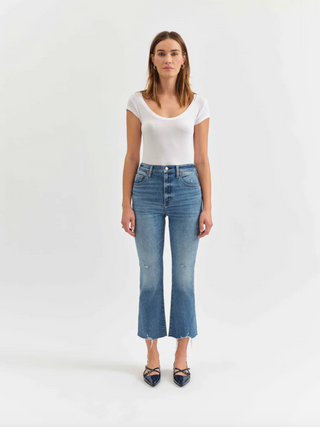 DAZE Shy Girl High Rise Crop Flare