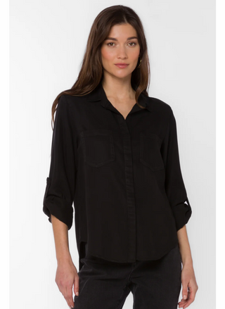 Lexi Tencel Button-Up Long Sleeve Shirt