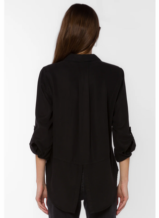 Lexi Tencel Button-Up Long Sleeve Shirt