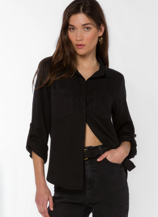 Lexi Tencel Button-Up Long Sleeve Shirt