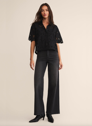 Z Supply Midnight Lace Top