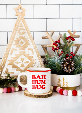 BAH Hum Bug Christmas Camper Mug