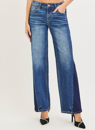 Risen Sandy Slouchy Jeans w/Side Panel