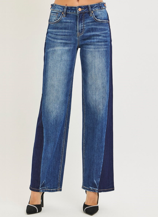 Risen Sandy Slouchy Jeans w/Side Panel