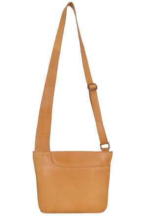 Latico Arden leather crossbody bag with adjustable strap lightweight everyday handbag