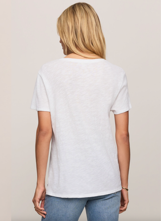 Back view of Z Supply Foundation short sleeve slub tee.