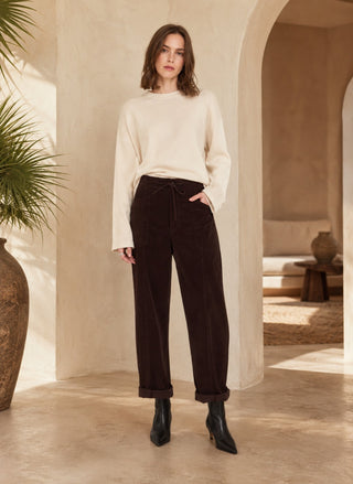 DAZE Villa Drawstring Barrel Pant