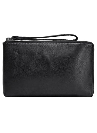 Latico Muse Leather Wristlet, full-grain leather wristlet wallet with wrist strap - August Boutique
