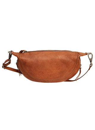Latico Crosby full-grain leather sling bag with adjustable crossbody strap