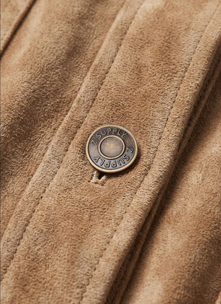 Z Supply All Day Cropped Faux Suede Jacket