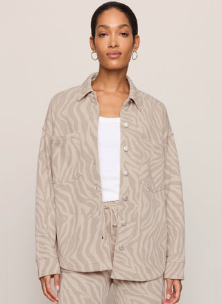 Z Supply All Day Knit Zebra Jacket