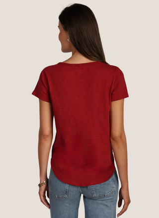 Dylan Softness Slub V-Neck Tee