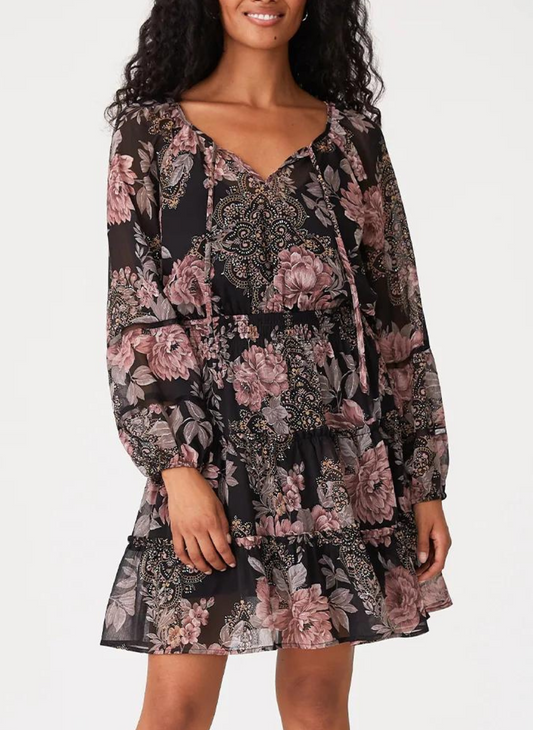 Charlene Floral L/S Dress