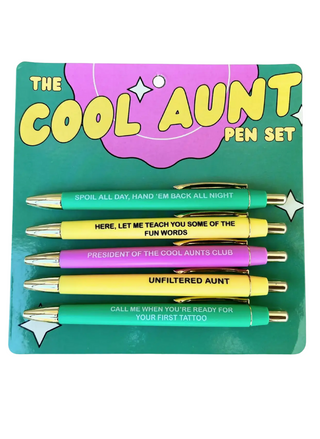 Cool Aunt Pen Set