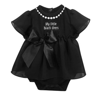 Stephan Baby My Little Black Dress for 6-12 months
Black baby dress with satin bow detailing for 6-12 months
